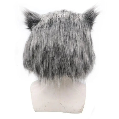2026 Halloween Inosuke Hashibira Masker Helm  Cosplay Cape Haar Varkensmasker Hoofddeksels