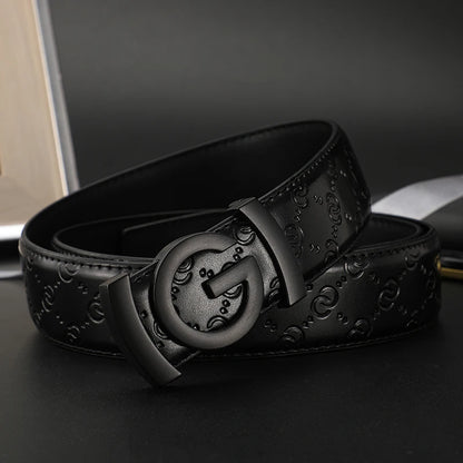 Men's Belt Fashionable Belt for Men Letter G Buckle Luxury Brand Belt Male Boss Business Style