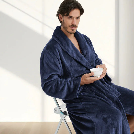 American-Style Autumn/Winter Couples' New Bathrobe,