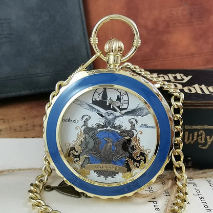 Anime Harry Pocket Watch Potter Cosplay Music Pocket Watch Quartz Pendant Clock Toys