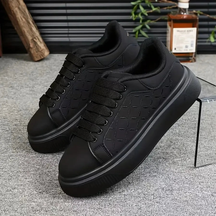 [Men's White Sneakers] Sneakers Men's Shoes White Shoes 2025 Spring and Autumn New White Shoes Fashionable Casual Shoes Versati