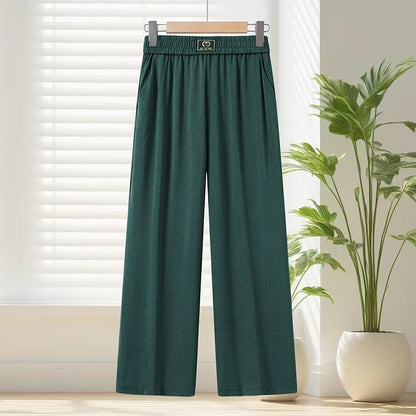 2026 Soft Cool Women's Casual Plus Size Elastic Waist Pants, High Quality Summer Pants, Women's Daily Sports Pants