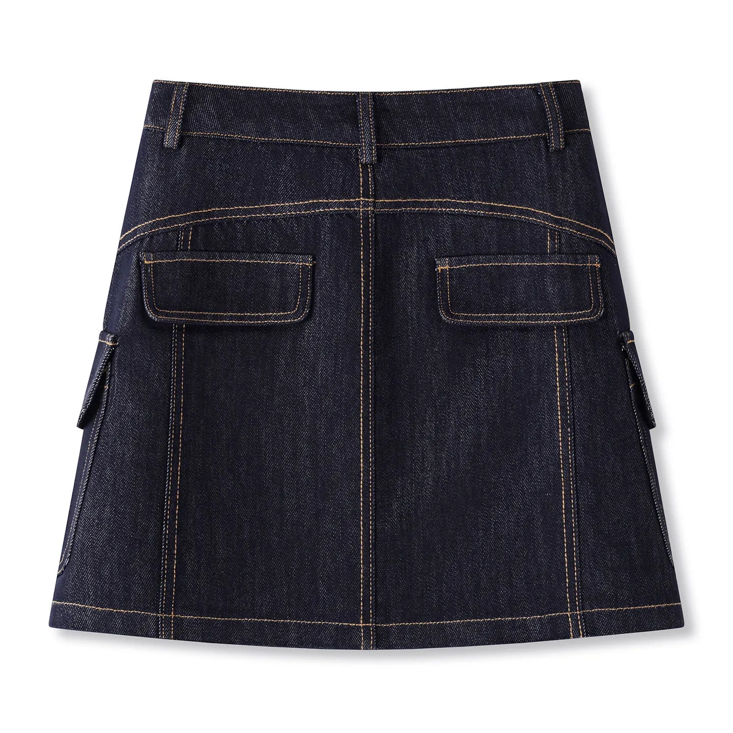 ZJYT High Street Fashion Denim Skirts for Women Summer 2026 New High Waist Casual Blue Mini Skirt Ladies Faldas Female Clothes