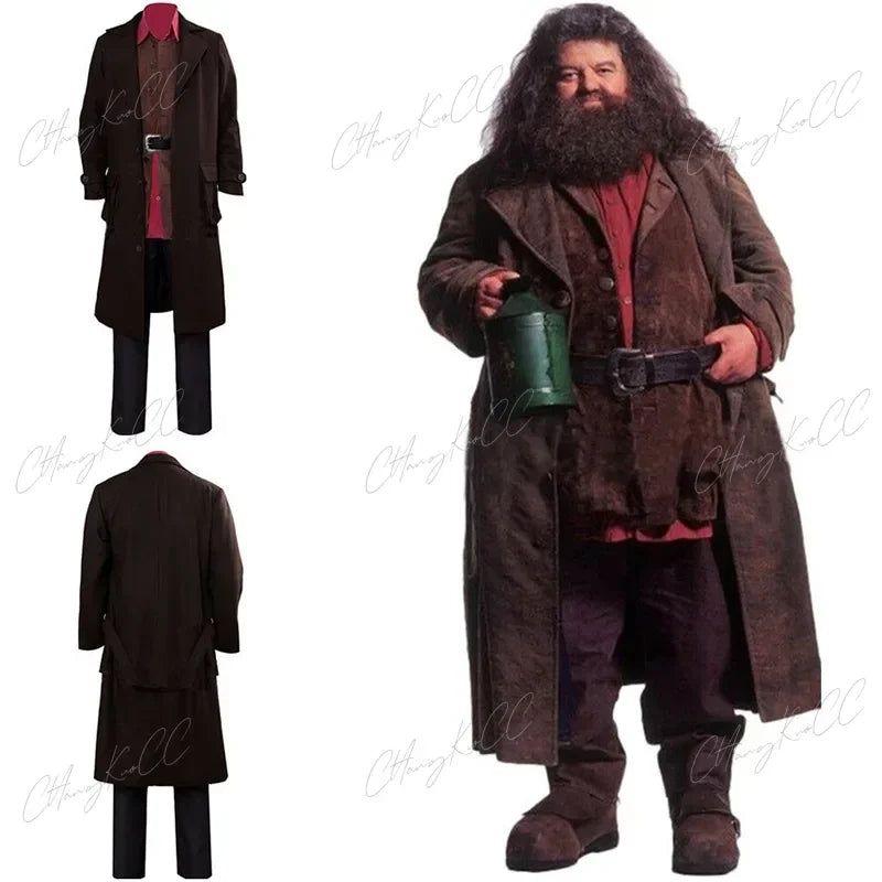 New Film and Television Hagrid Cosplay Costume Holiday Party Professor