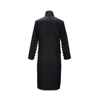 Professor Snape Cosplay Costume Men Jacket Coat Tunic Robe Cloak Cape Halloween Outfit
