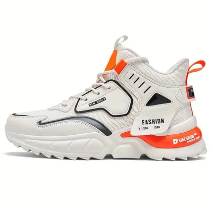 Men's Trendy Breathable Wear-resistant Chunky Sneakers Elevator Shoes Men's Footwear