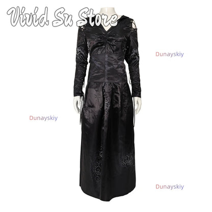 Bellatrix Anime Cos Lestrange Cosplay Costume Halloween Carnival Party Disguise Roleplay Suit Female Women disfraz de mujer