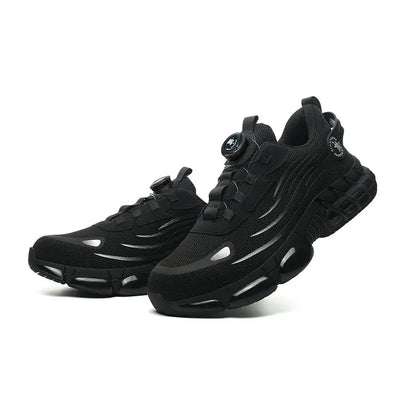 New Work Safety Shoes 36-48 Size for Women Men,Mens Steel Toe Sneakers Waterproof,Lightweight Breathable Antiskid Boots Men Work