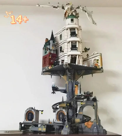 Home Decor 4803PCS Gringotts Wizarding Bank Warner Bros Compatible with Building Blocks Model Bricks