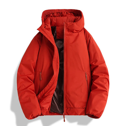 Outdoor Warm Jacket Autumn Winter Windproof Waterproof Men Hooded Casual Sports Jacket Women Sport Running Hiking Ski Thick Coat