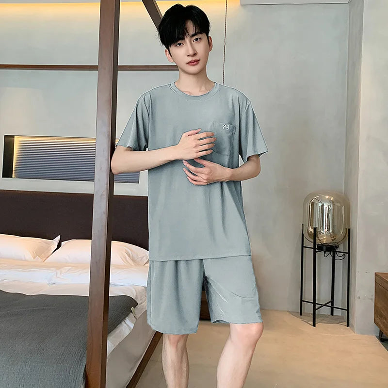 Summer New Men's Pajamas