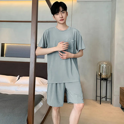 Summer New Men's Pajamas