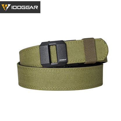 IDOGEAR SPORTS Tactical Ratchet Belt 1.5” EDC Gun Belt Reinforce Heavy Duty Belt With Adjustable Buckle 3430