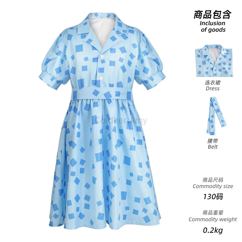 Movie Matilda Cosplay Costume School Uniform Coat Skirt Tie Roald Dahls Matilda the Musical Costume Suit  Women