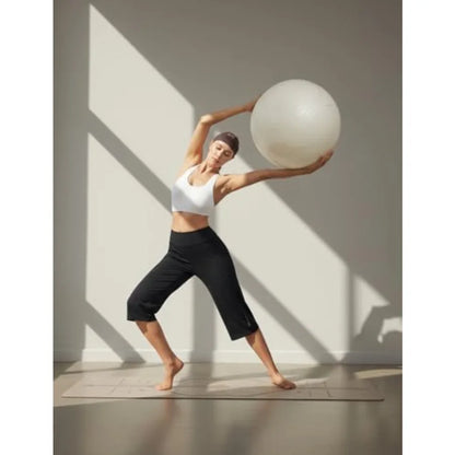 baleaf Capris for Women with Pockets Yoga Capri Pants High Waist Straight Leg for Casual Summer Pant