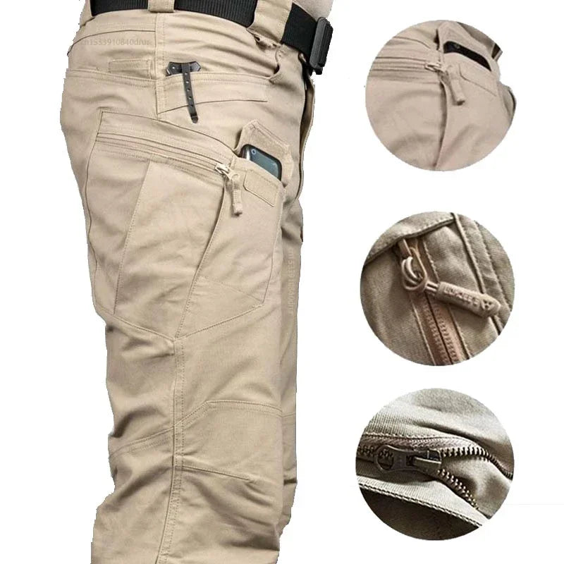 Outdoor Waterproof Tactical Cargo Pants Men Waterproof SWAT Breathable Casual Army Military Trousers Male Quick Dry Cargo Pants