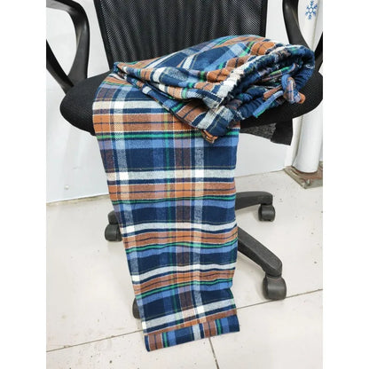 Pajama Pants Men's Flannel Cotton Autumn and Winter Casual Plaid Long Trousers Warm Home wear Pants Men Sleepwear