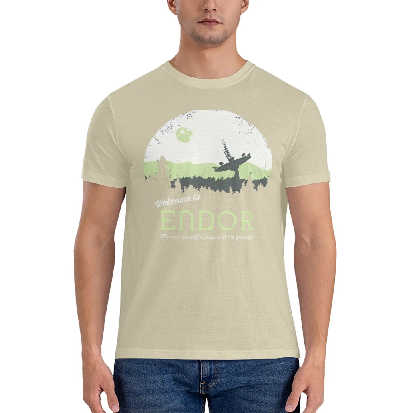 In Stock Welcome to Endor Stars War Unisex Comfortable T-shirt