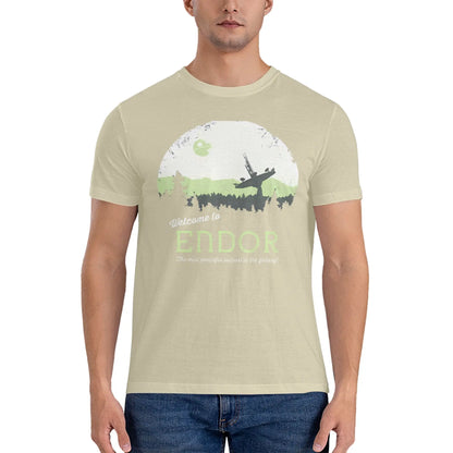 In Stock Welcome to Endor Stars War Unisex Comfortable T-shirt