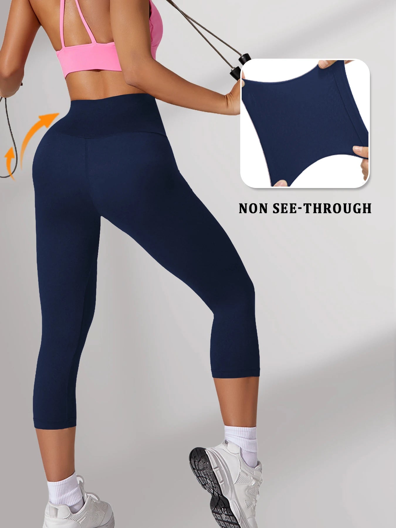 Women'S Super soft Capri Pants，High Waisted Tummy Control Leggings for Cozy Home & Casual Outfit