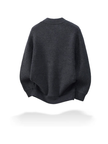 Men's Button-Up Plus-Size Knitted Sweater New Autumn and Winter Style Loose and Soft Pullover Sweater Trend tops Fit 50-150kg