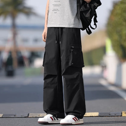 Summer Workwear Pants Man Cargo Pants Spring New Waterproof Tactical Hiking Outdoor Multi-Pockets Combat Joggers Trousers Male