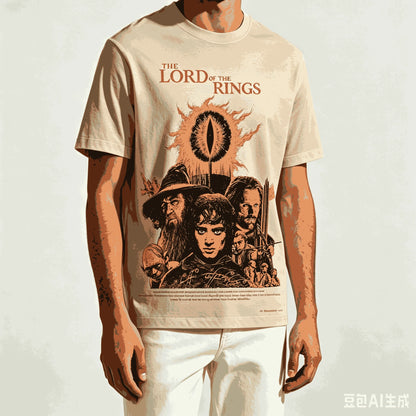The Lord of the Rings for Fan Gift T-shirt Men Women Harajuku Oversized Unisex Short Sleeve Streetwear high quality Couples soft