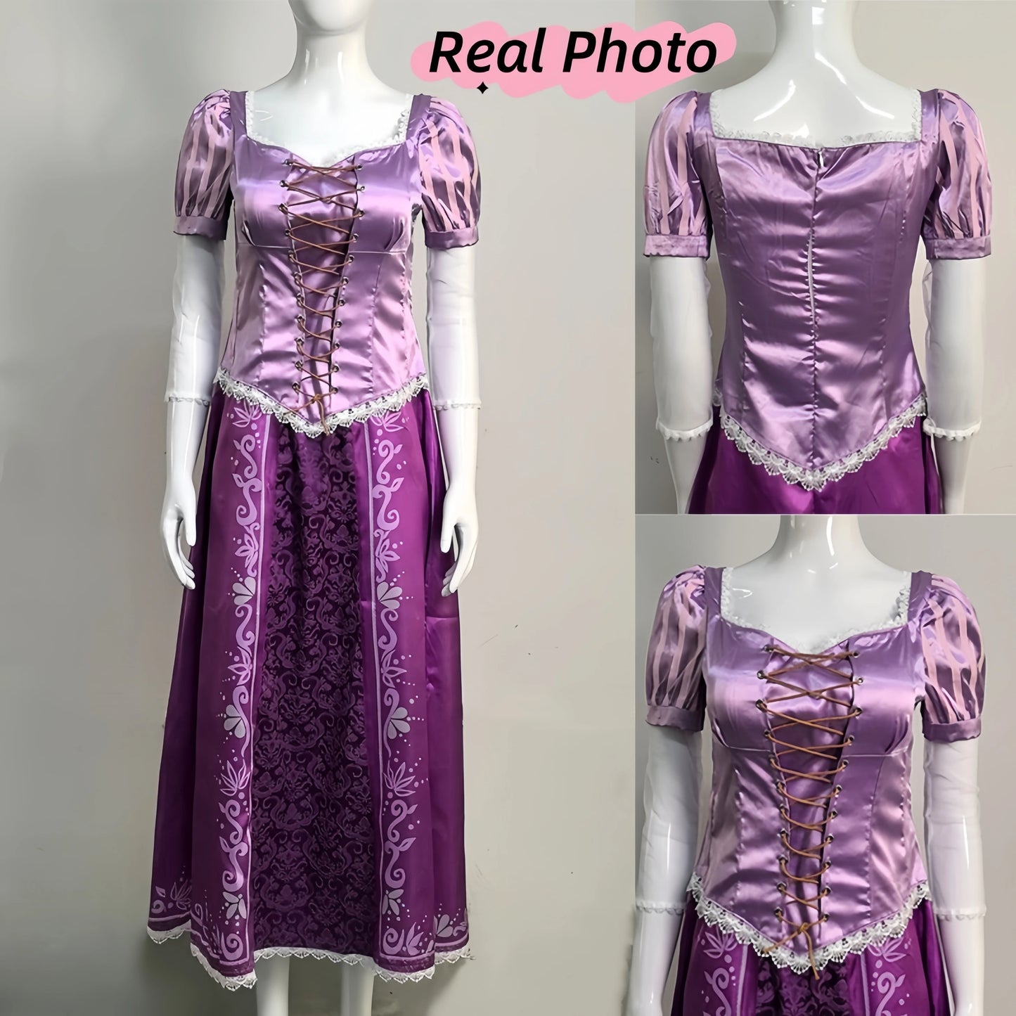 Tangled Rapunzel Women’s Long Hair Princess Costumes Cosplay Costume Adult Carnival Uniform Halloween Costumes