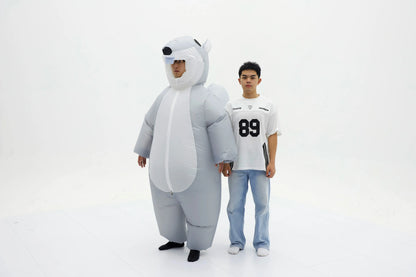 Cartoon Squirrel Inflatable Costume Mascot Adult Parade Character Cosplay Animal Halloween Party Event Set