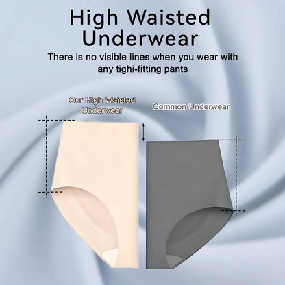 7PCS/Set Women High Waist Seamless Underwear Breathable Comfort Briefs S-2XL