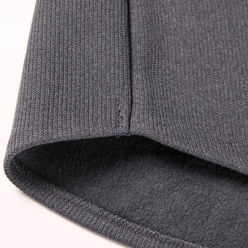 Men's Thermal Flannel Long Sleeves Shirt - Army Green (Black/Beige/Dark Green) 1.1% Cashmere | 450g Heavyweight Winter Warmth