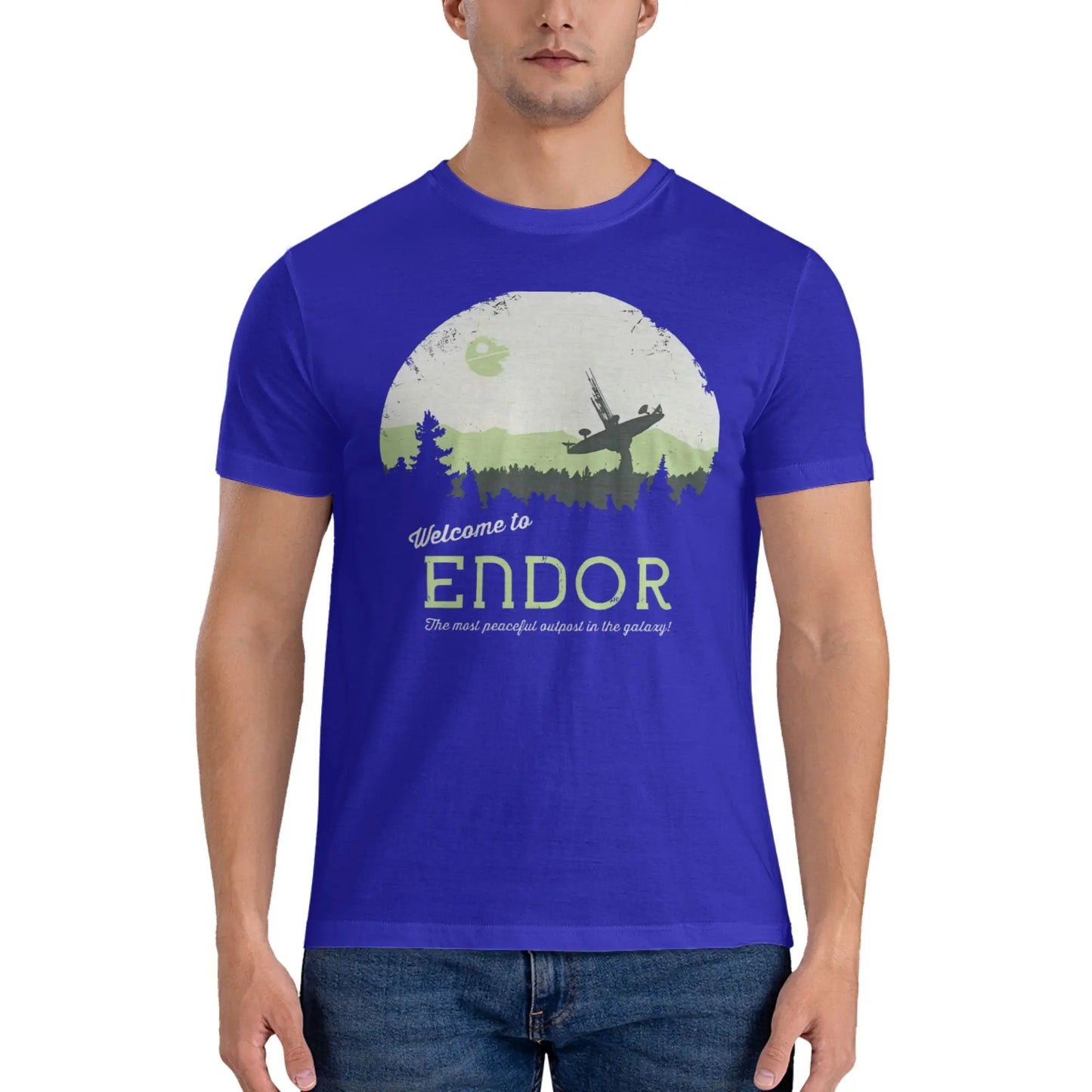 In Stock Welcome to Endor Stars War Unisex Comfortable T-shirt