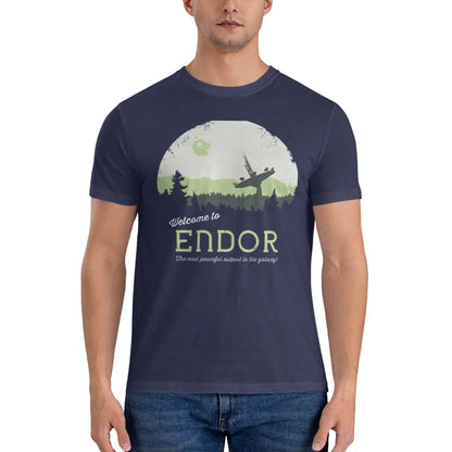 In Stock Welcome to Endor Stars War Unisex Comfortable T-shirt