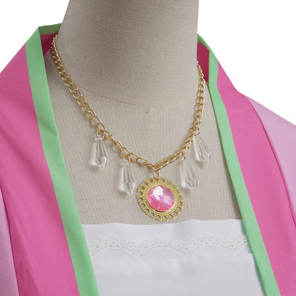 Maomao Cosplay Costume Wig Anime The Apothecary Diaries Pink Dress Halloween Party for Women