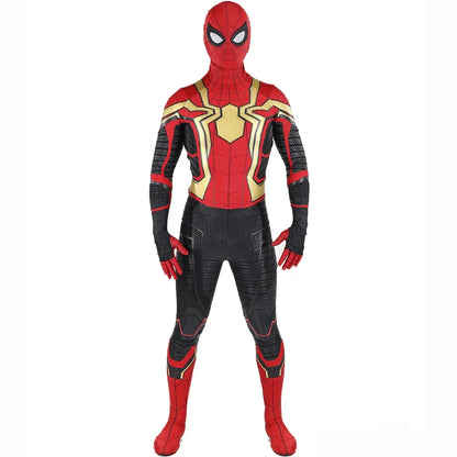 No Way Home Integrated Iron SM Cosplay Superhero Spandex Zentai Suits Spidey Bodysuit BUG Man Outfits Halloween Costume Adult