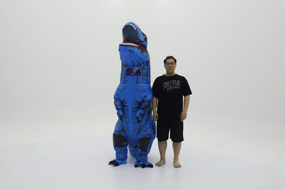Tyrannosaurus Rex Inflatable Costume Mascot Parade Adult Cosplay Halloween Party Performance Props Activity Set