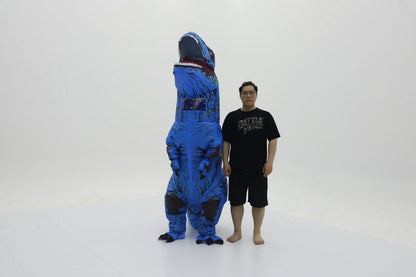 Tyrannosaurus Rex Inflatable Costume Mascot Parade Adult Cosplay Halloween Party Performance Props Activity Set