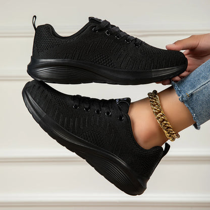 Women's Casual Sports Shoes, Breathable Running Shoes, Lightweight Flat-Soled Single Shoes,