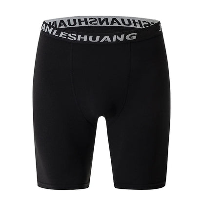 10/5 Piece Set Of Men's Solid Color Classic Long Underwear Quick Drying Youth Sports Comfortable Elastic Casual Boxer Shorts