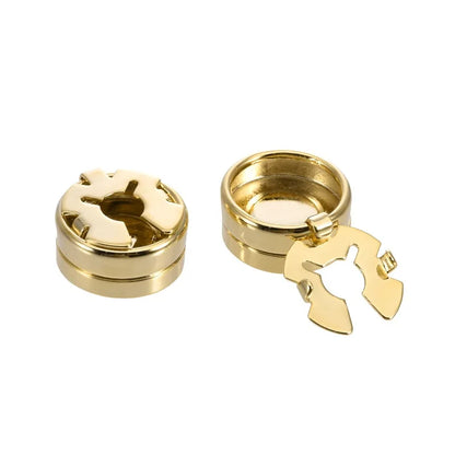 Fashion Round Cuff Link Banquet Wedding Men's Cufflinks Luxulry Jewelry Shirt Cover Buttons Clothing Decoration Accessories