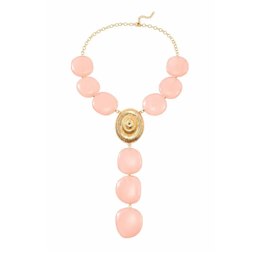 European and American retro plate pendant necklace light luxury high-end Y-shaped collarbone chain niche design necklaces for women