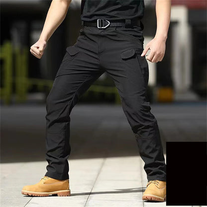 Plus Size Men's Elastic Tactical Pants Camping Hiking Fishing Trekking Climbing Outdoor Trousers Quick Dry Sports