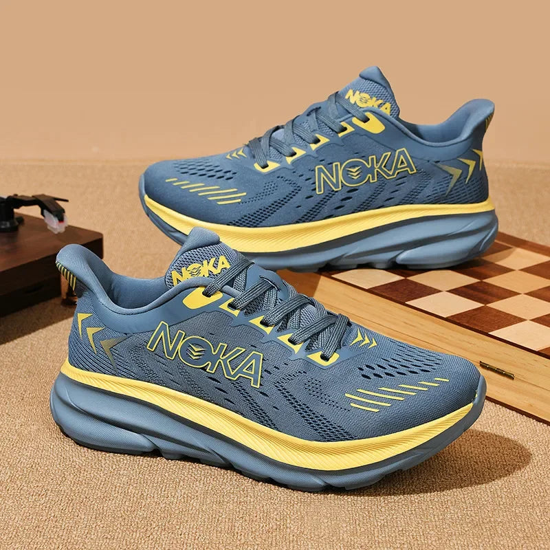 Marathon Running Shoes High Quality Men's Breathable Lightweight Couple Comfort Sports Non-slip Casual Outdoor Training Sneakers