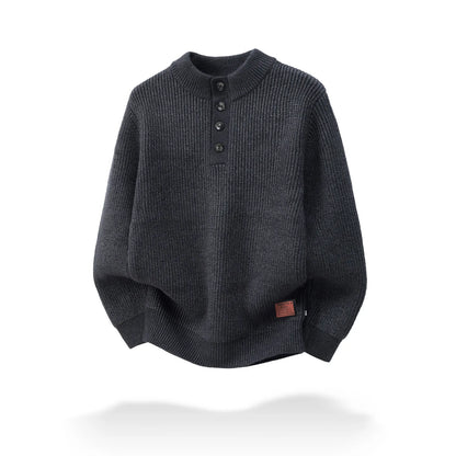Men's Button-Up Plus-Size Knitted Sweater New Autumn and Winter Style Loose and Soft Pullover Sweater Trend tops Fit 50-150kg