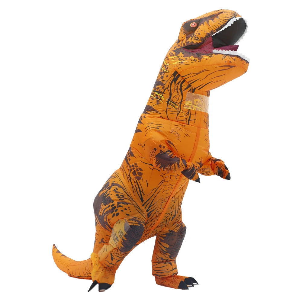 Tyrannosaurus Rex Inflatable Costume Mascot Parade Adult Cosplay Halloween Party Performance Props Activity Set
