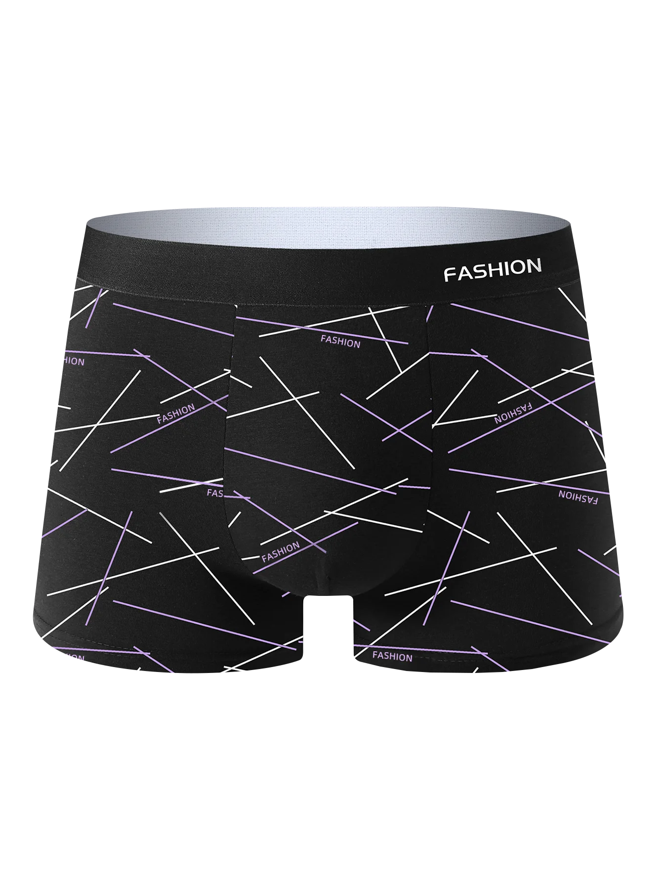 4-Pack Men's Boxer Briefs Fashionable Comfortable Soft Fabric Advanced Sports Fitness Casual Underwear for Men
