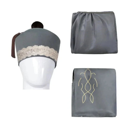 New Magic School Professor Dumbledore Cosplay Costume Adult Unisex Cloak Hat Suit Carnival Costumes Outfit