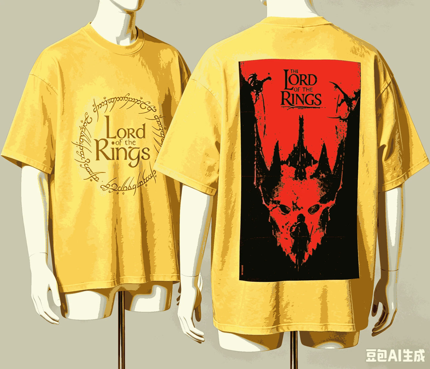 The Lord of the Rings for Fan Gift T-shirt Men Women Harajuku Oversized Unisex Short Sleeve Streetwear high quality Couples soft