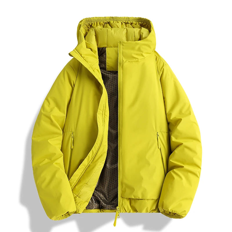 Outdoor Warm Jacket Autumn Winter Windproof Waterproof Men Hooded Casual Sports Jacket Women Sport Running Hiking Ski Thick Coat