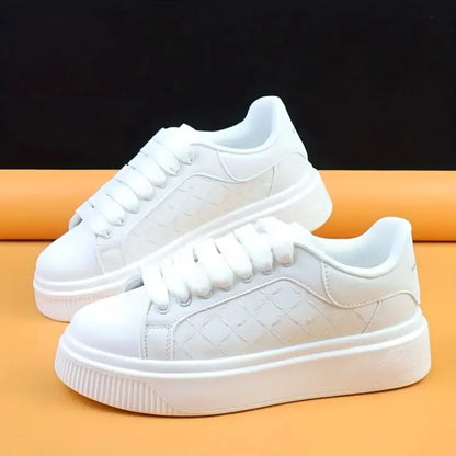 [Men's White Sneakers] Sneakers Men's Shoes White Shoes 2025 Spring and Autumn New White Shoes Fashionable Casual Shoes Versati
